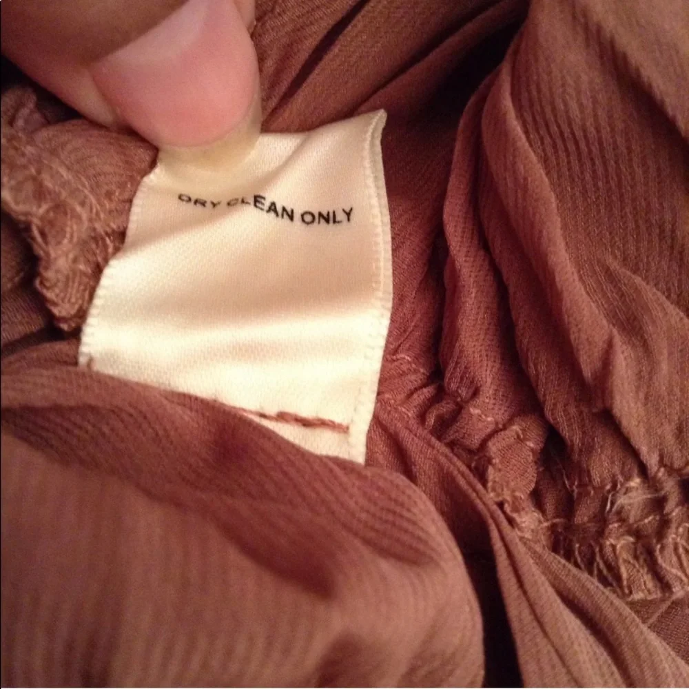 Double Zero Womens Dress Size S Strapless Pleated Sheer (BL)‎